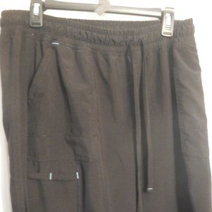scrub star black lg scrub pants.